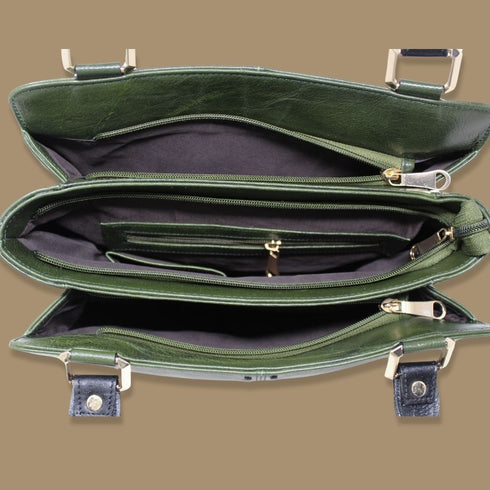 Bhavna Genuine Leather Women Bag Rank